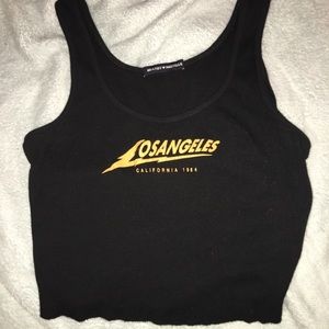 Los Angeles tank top/ brandy Melville 🖤